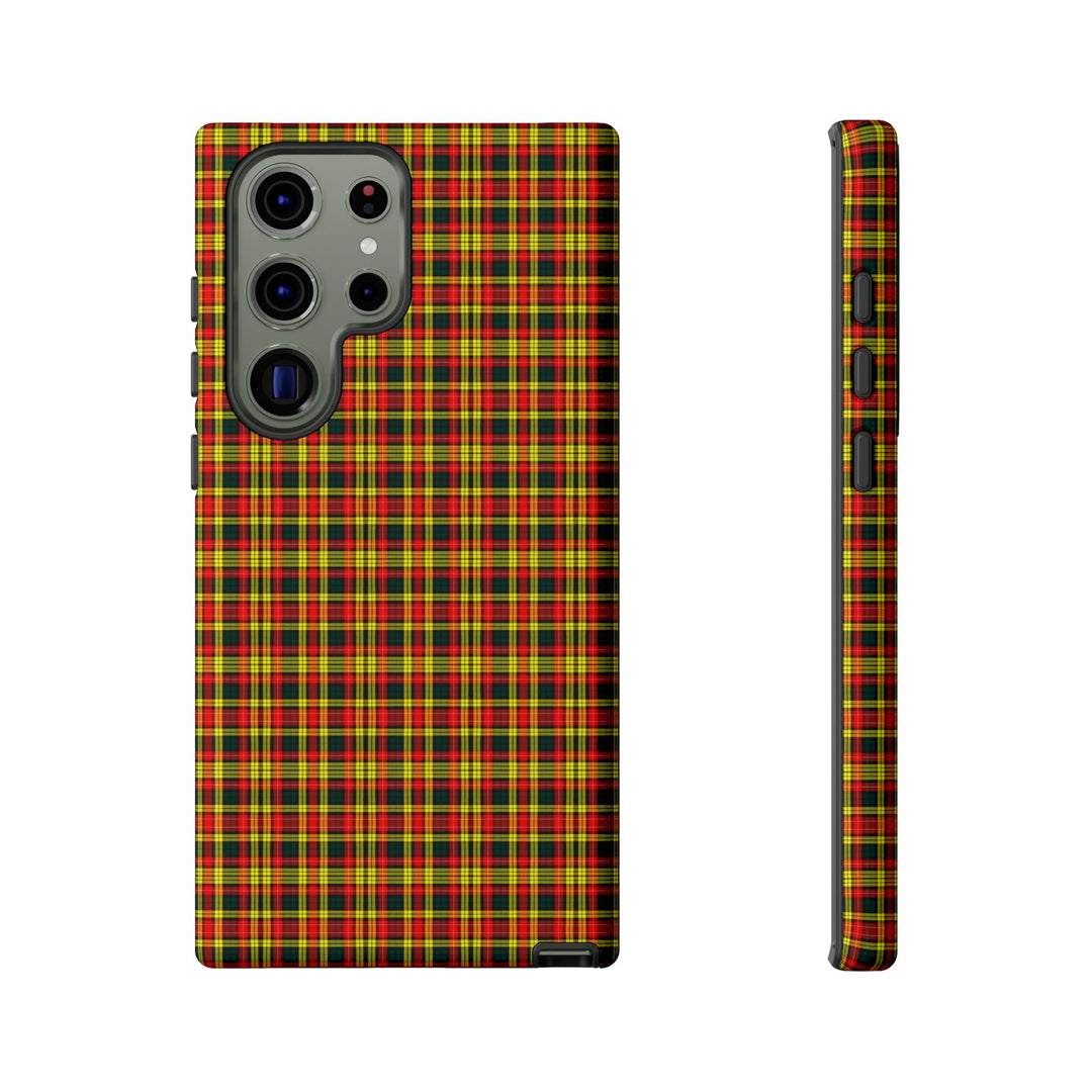 Samsung Galaxy Phone Case | Galaxy S23, S22, S21, S20 | Luxury Case Double Layered | Impact Resistant | Fashionable - Tartan Buchanan - Studio40ParkLane