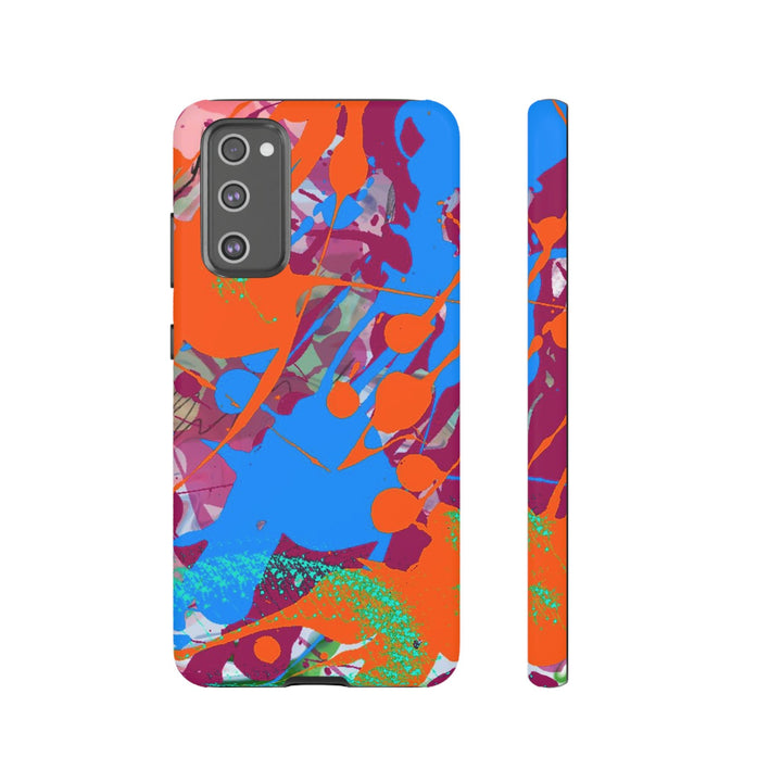 Samsung Galaxy Phone Case | Galaxy S23, S22, S21, S20 | Luxury Case Double Layered | Impact Resistant | Fashionable - Paint Spill 1 - Studio40ParkLane