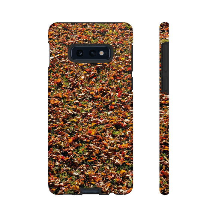 Cool Phone Case | Aesthetic Phone Case | Fall Leaves | For Samsung Galaxy S23, S22, S21, S20 | Luxury Double Layer | Cute - Studio40ParkLane
