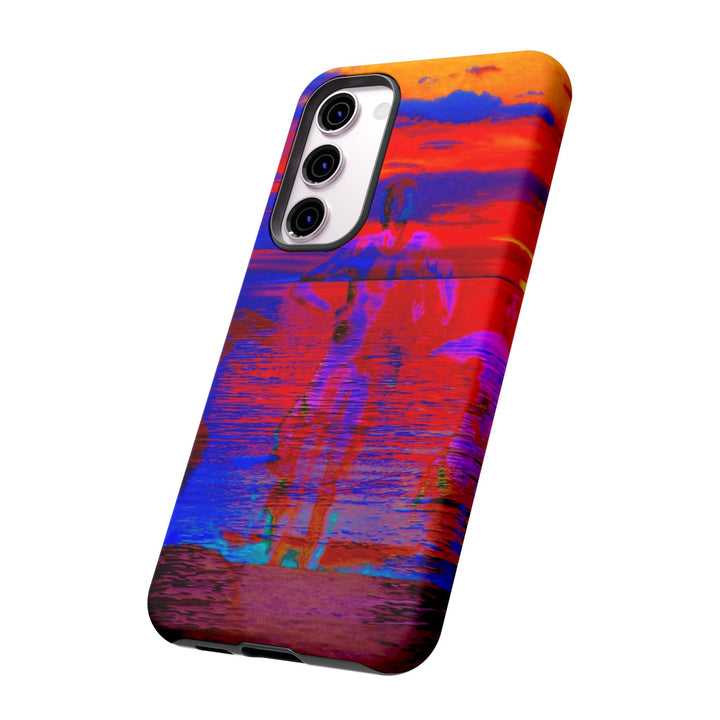 Cute Samsung Phone Case | Aesthetic Samsung Phone Case | Dance Sunset Colorful | Galaxy S23, S22, S21, S20 | Luxury Double Layer | Cool - Studio40ParkLane