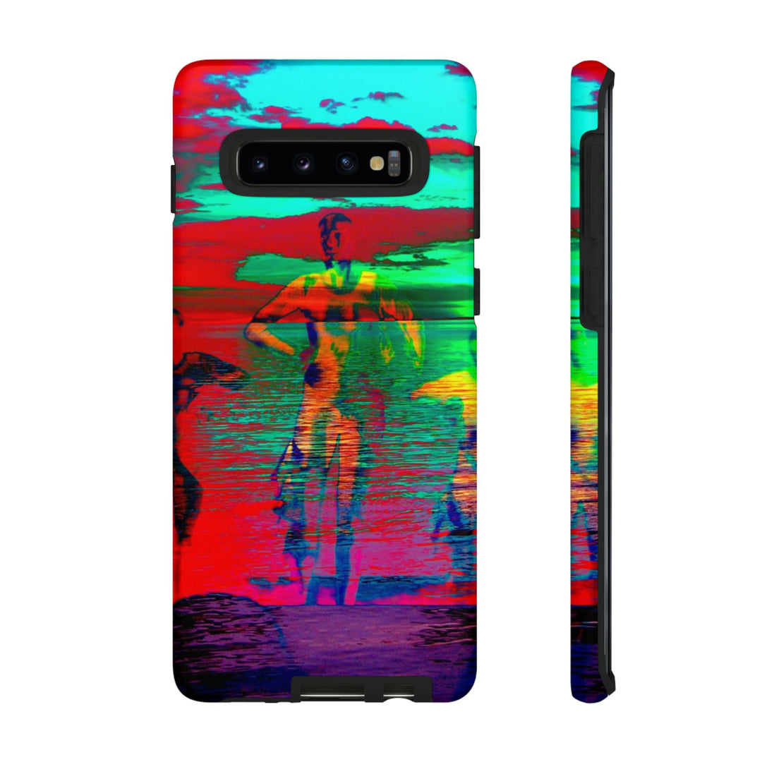 Cute Samsung Phone Case | Aesthetic Samsung Phone Case | Dance Sunset Colorful | Galaxy S23, S22, S21, S20 | Luxury Double Layer | Cool - Studio40ParkLane