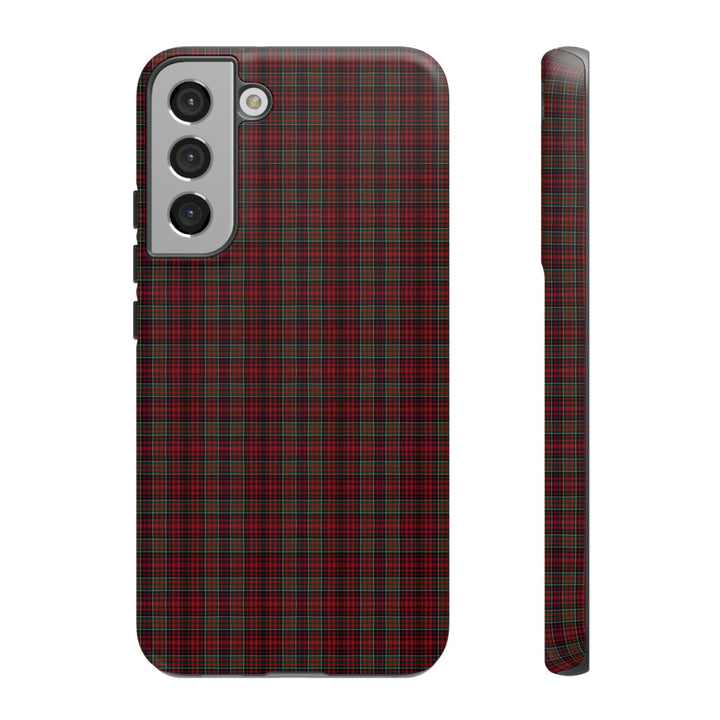 Samsung Galaxy Phone Case | Tough Case double layered | Impact resistant | Galaxy S23, S22, S21, S20 - Matte/Glossy Rose Tartan McDonald - Studio40ParkLane