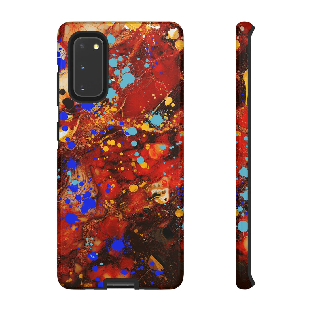 Cool Phone Case | Aesthetic Phone Case | Fall Colors Marble | For Samsung Galaxy S23, S22, S21, S20 | Luxury Double Layer | Cute - Studio40ParkLane