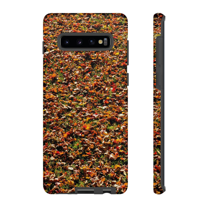 Cool Phone Case | Aesthetic Phone Case | Fall Leaves | For Samsung Galaxy S23, S22, S21, S20 | Luxury Double Layer | Cute - Studio40ParkLane