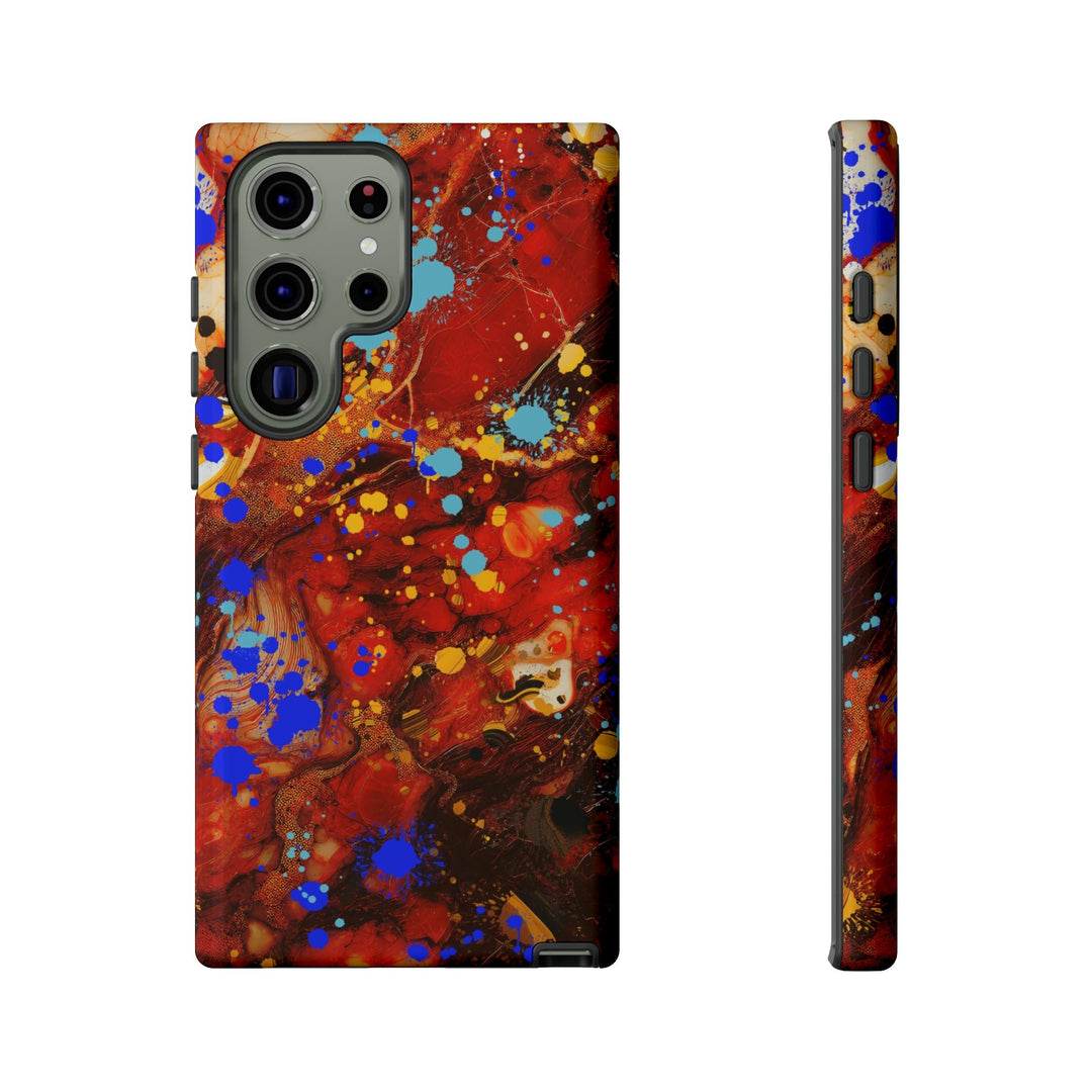 Cool Phone Case | Aesthetic Phone Case | Fall Colors Marble | For Samsung Galaxy S23, S22, S21, S20 | Luxury Double Layer | Cute - Studio40ParkLane