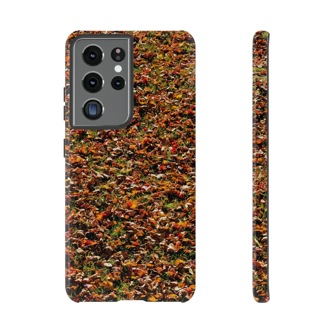 Cool Phone Case | Aesthetic Phone Case | Fall Leaves | For Samsung Galaxy S23, S22, S21, S20 | Luxury Double Layer | Cute - Studio40ParkLane