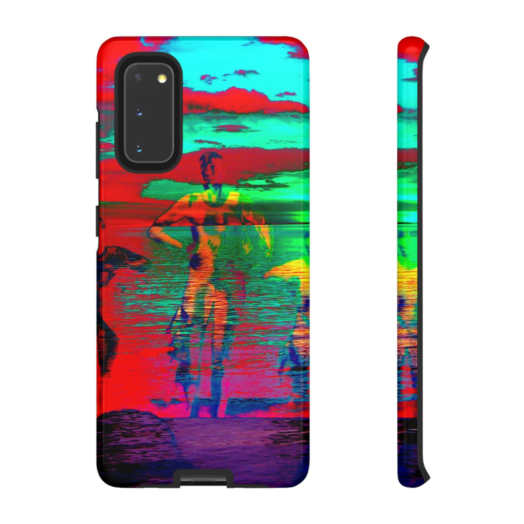 Cute Samsung Phone Case | Aesthetic Samsung Phone Case | Dance Sunset Colorful | Galaxy S23, S22, S21, S20 | Luxury Double Layer | Cool - Studio40ParkLane