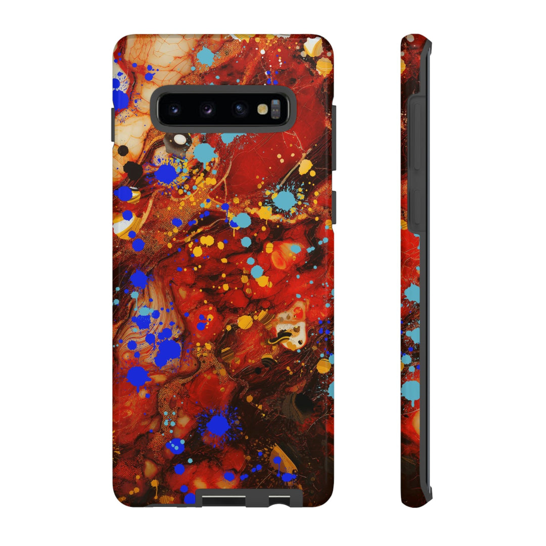 Cool Phone Case | Aesthetic Phone Case | Fall Colors Marble | For Samsung Galaxy S23, S22, S21, S20 | Luxury Double Layer | Cute - Studio40ParkLane