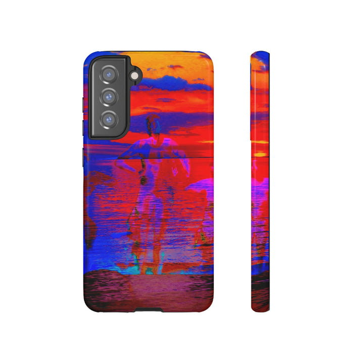 Cute Samsung Phone Case | Aesthetic Samsung Phone Case | Dance Sunset Colorful | Galaxy S23, S22, S21, S20 | Luxury Double Layer | Cool - Studio40ParkLane