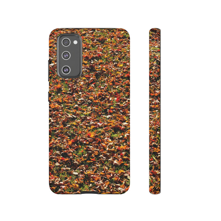 Cool Phone Case | Aesthetic Phone Case | Fall Leaves | For Samsung Galaxy S23, S22, S21, S20 | Luxury Double Layer | Cute - Studio40ParkLane
