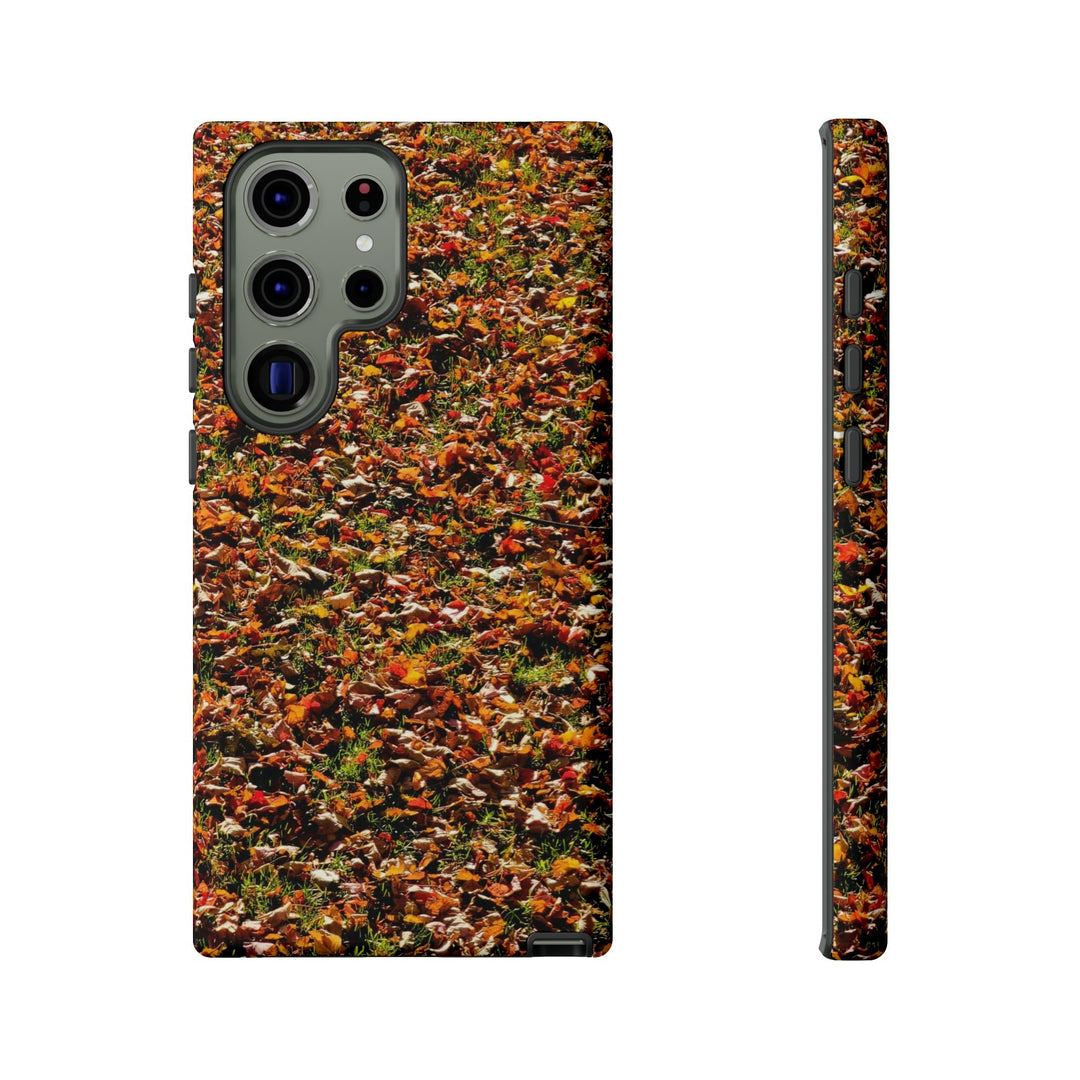 Cool Phone Case | Aesthetic Phone Case | Fall Leaves | For Samsung Galaxy S23, S22, S21, S20 | Luxury Double Layer | Cute - Studio40ParkLane