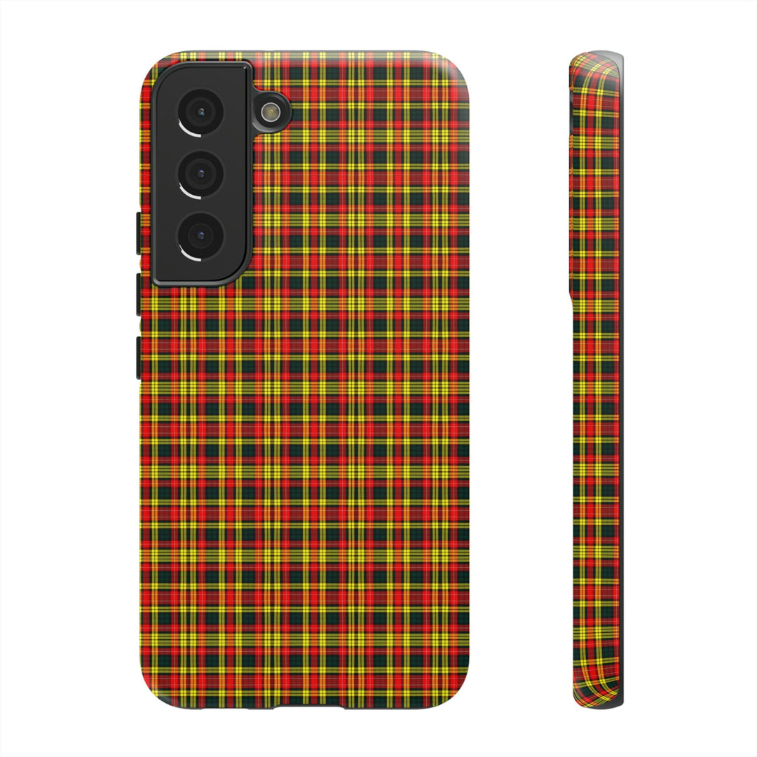 Samsung Galaxy Phone Case | Galaxy S23, S22, S21, S20 | Luxury Case Double Layered | Impact Resistant | Fashionable - Tartan Buchanan - Studio40ParkLane