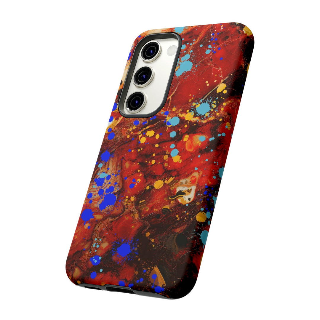 Cool Phone Case | Aesthetic Phone Case | Fall Colors Marble | For Samsung Galaxy S23, S22, S21, S20 | Luxury Double Layer | Cute - Studio40ParkLane