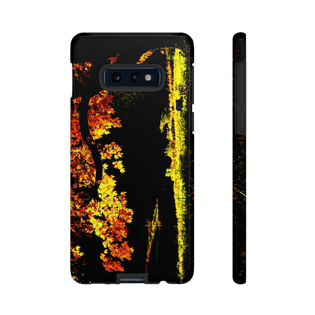 Cute Samsung Phone Case | Aesthetic Samsung Phone Case | Fall Leaves North Bridge | Galaxy S23, S22, S21, S20 | Luxury Double Layer | Cool - Studio40ParkLane