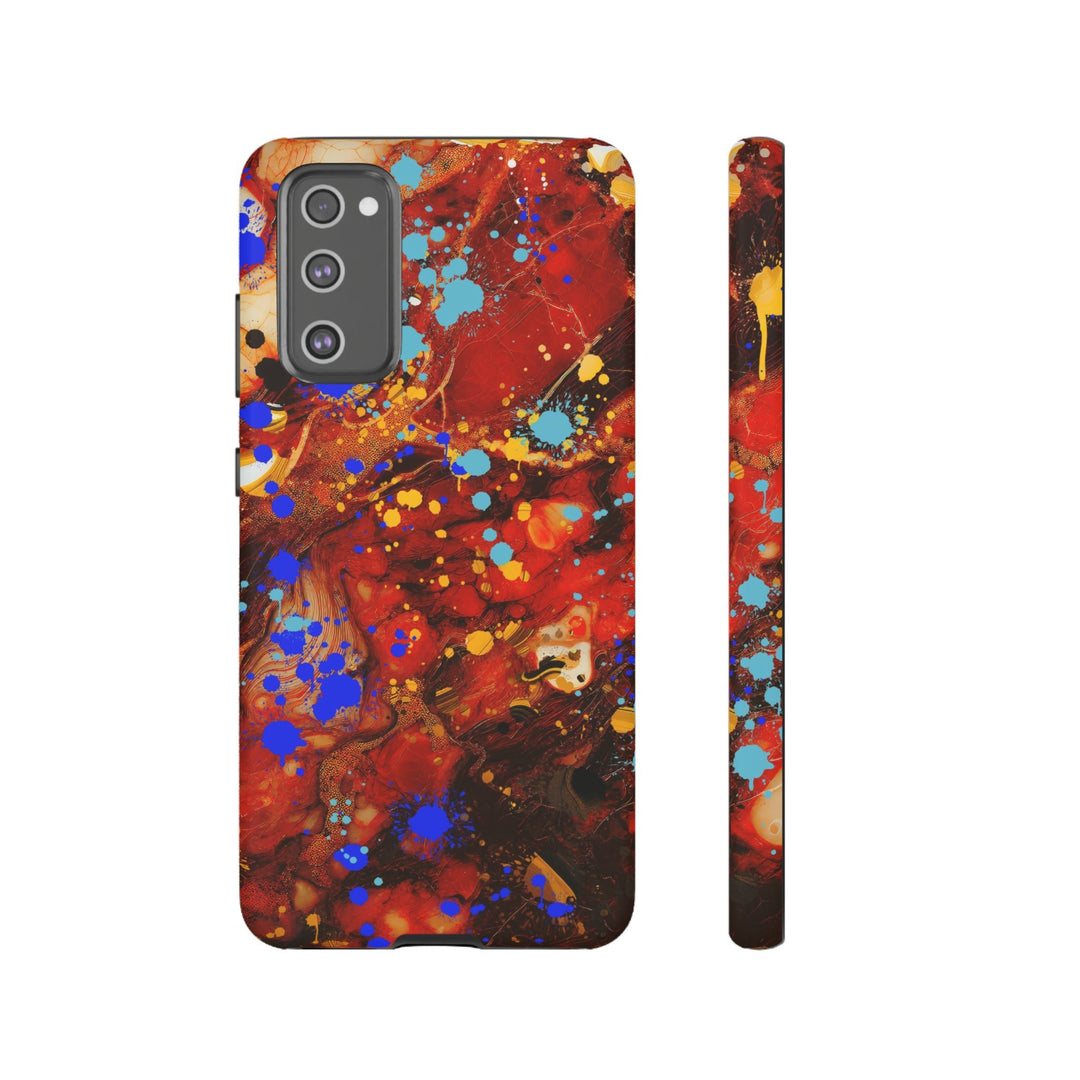 Cool Phone Case | Aesthetic Phone Case | Fall Colors Marble | For Samsung Galaxy S23, S22, S21, S20 | Luxury Double Layer | Cute - Studio40ParkLane