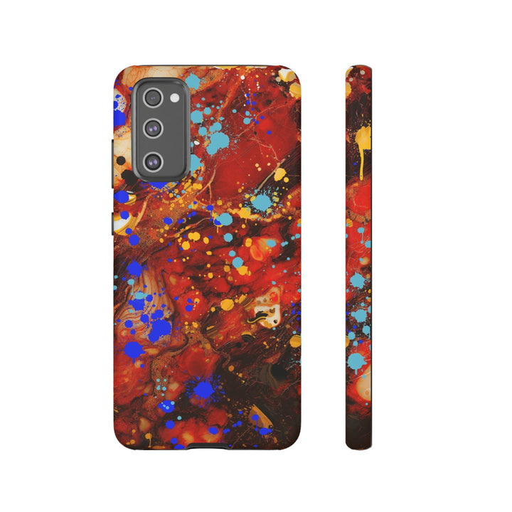 Cool Phone Case | Aesthetic Phone Case | Fall Colors Marble | For Samsung Galaxy S23, S22, S21, S20 | Luxury Double Layer | Cute - Studio40ParkLane