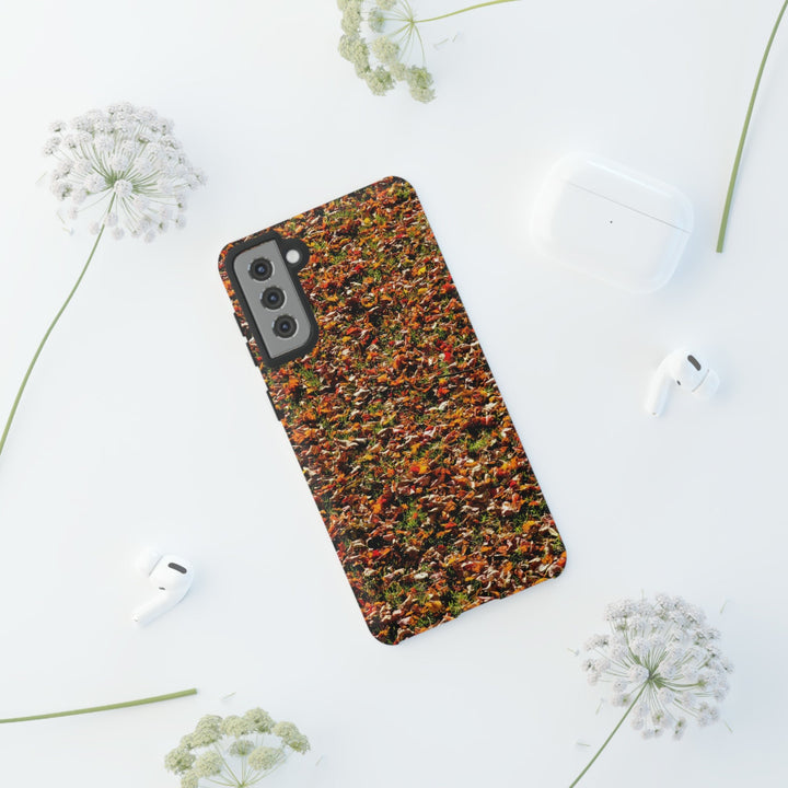 Cool Phone Case | Aesthetic Phone Case | Fall Leaves | For Samsung Galaxy S23, S22, S21, S20 | Luxury Double Layer | Cute - Studio40ParkLane