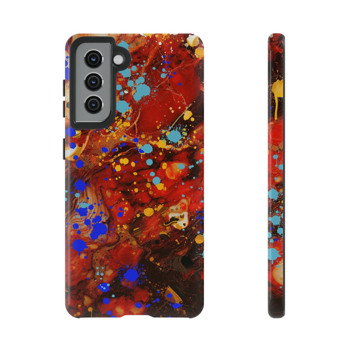 Cool Phone Case | Aesthetic Phone Case | Fall Colors Marble | For Samsung Galaxy S23, S22, S21, S20 | Luxury Double Layer | Cute - Studio40ParkLane