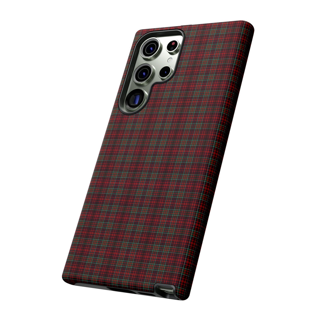Samsung Galaxy Phone Case | Tough Case double layered | Impact resistant | Galaxy S23, S22, S21, S20 - Matte/Glossy Rose Tartan McDonald - Studio40ParkLane
