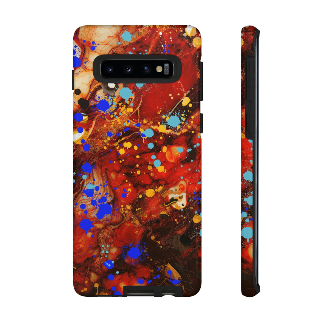 Cool Phone Case | Aesthetic Phone Case | Fall Colors Marble | For Samsung Galaxy S23, S22, S21, S20 | Luxury Double Layer | Cute - Studio40ParkLane