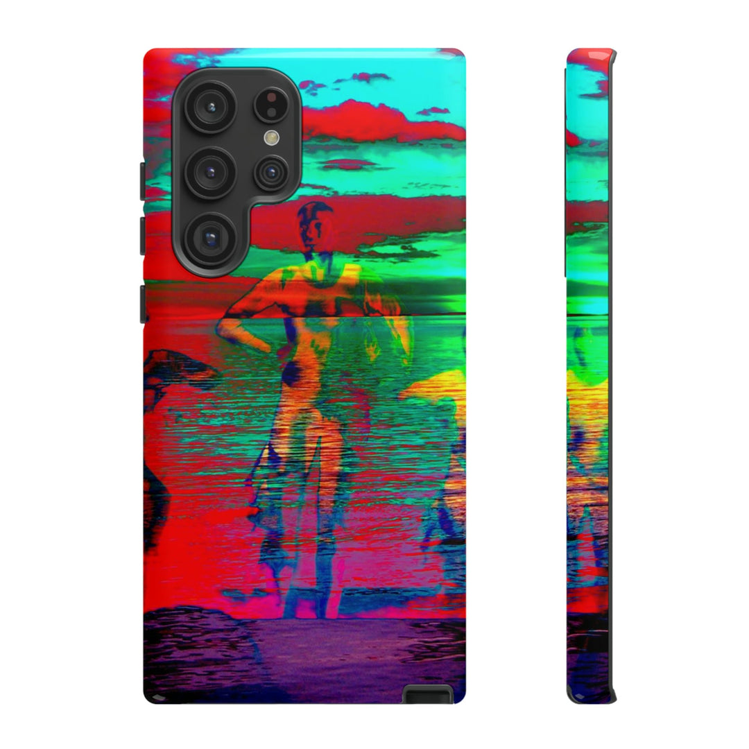 Cute Samsung Phone Case | Aesthetic Samsung Phone Case | Dance Sunset Colorful | Galaxy S23, S22, S21, S20 | Luxury Double Layer | Cool - Studio40ParkLane