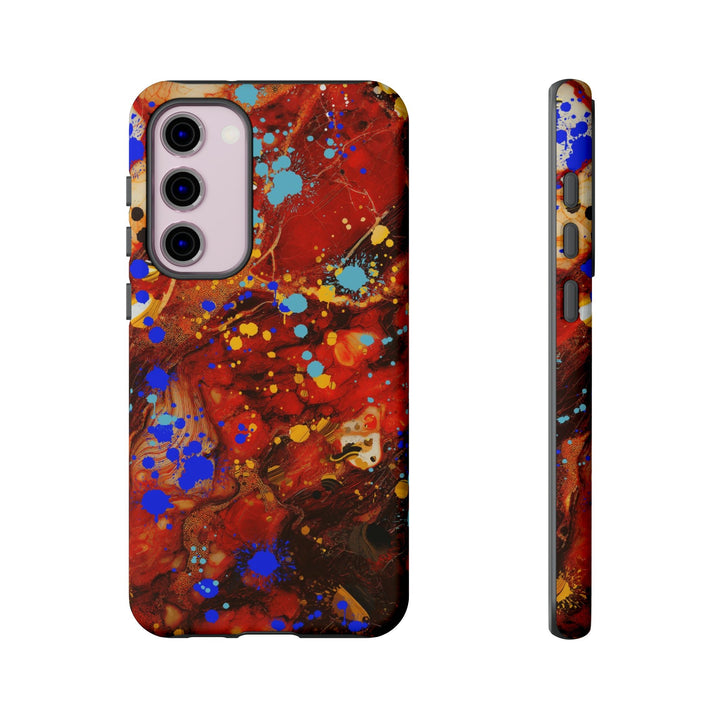 Cool Phone Case | Aesthetic Phone Case | Fall Colors Marble | For Samsung Galaxy S23, S22, S21, S20 | Luxury Double Layer | Cute - Studio40ParkLane