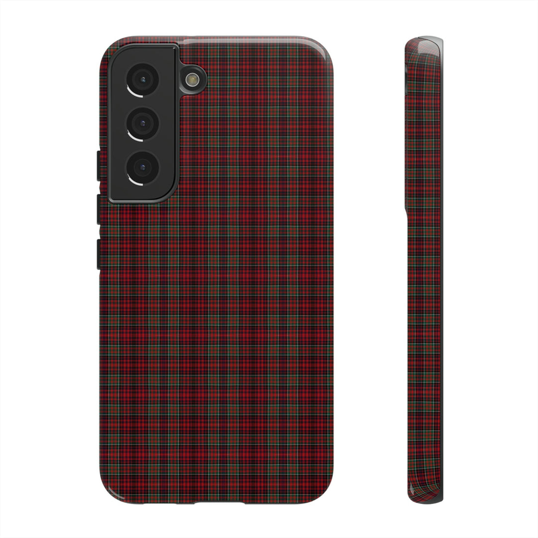 Samsung Galaxy Phone Case | Tough Case double layered | Impact resistant | Galaxy S23, S22, S21, S20 - Matte/Glossy Rose Tartan McDonald - Studio40ParkLane