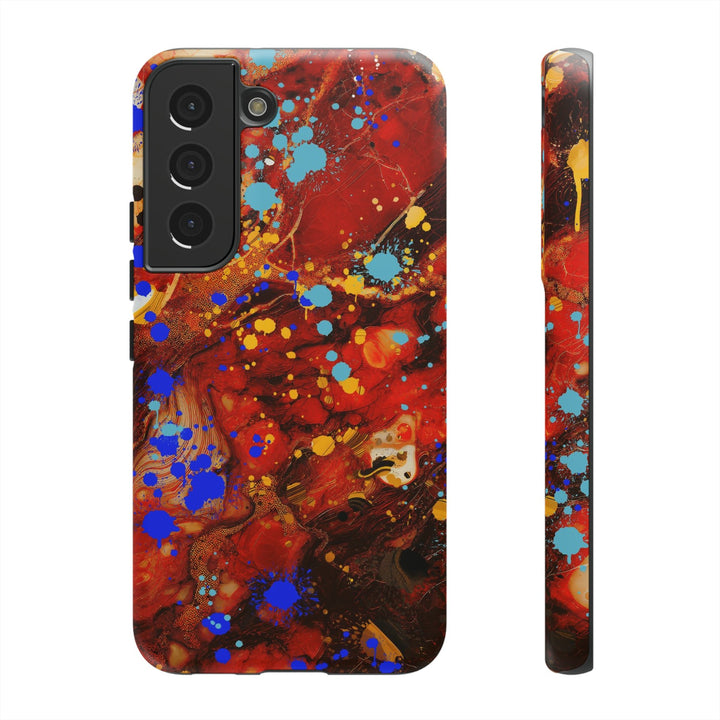 Cool Phone Case | Aesthetic Phone Case | Fall Colors Marble | For Samsung Galaxy S23, S22, S21, S20 | Luxury Double Layer | Cute - Studio40ParkLane