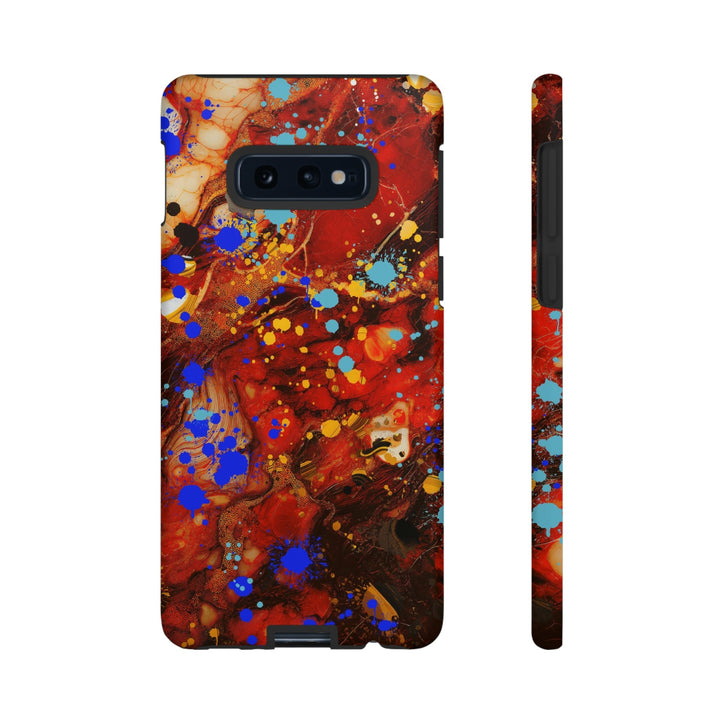 Cool Phone Case | Aesthetic Phone Case | Fall Colors Marble | For Samsung Galaxy S23, S22, S21, S20 | Luxury Double Layer | Cute - Studio40ParkLane