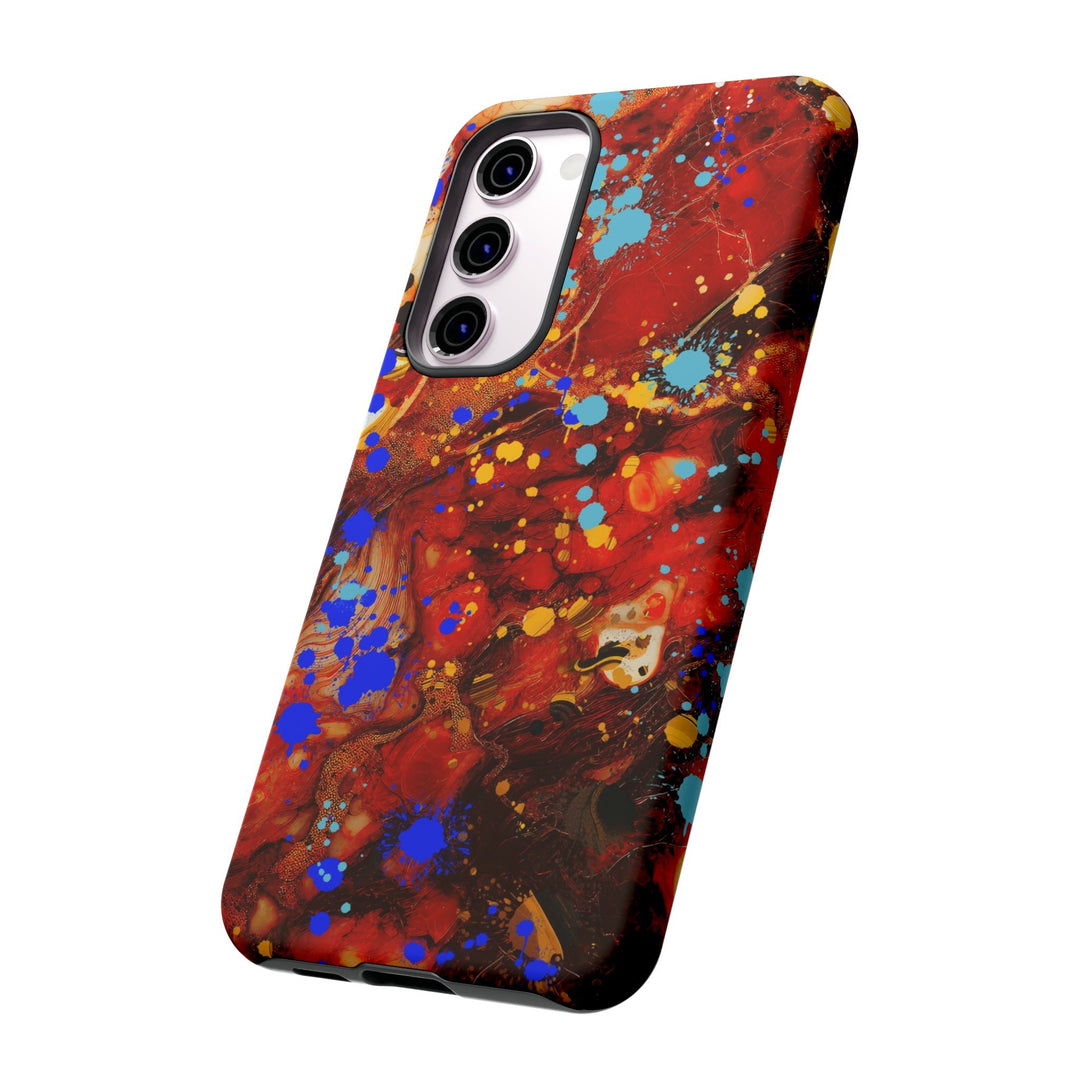Cool Phone Case | Aesthetic Phone Case | Fall Colors Marble | For Samsung Galaxy S23, S22, S21, S20 | Luxury Double Layer | Cute - Studio40ParkLane