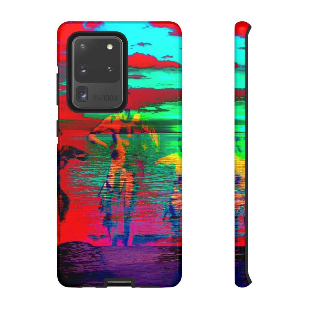 Cute Samsung Phone Case | Aesthetic Samsung Phone Case | Dance Sunset Colorful | Galaxy S23, S22, S21, S20 | Luxury Double Layer | Cool - Studio40ParkLane