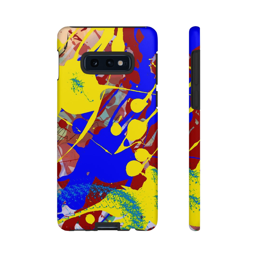 Samsung Galaxy Phone Case | Galaxy S23, S22, S21, S20 | Luxury Case Double Layered | Impact Resistant | Fashionable - Paint Spill 2 - Studio40ParkLane