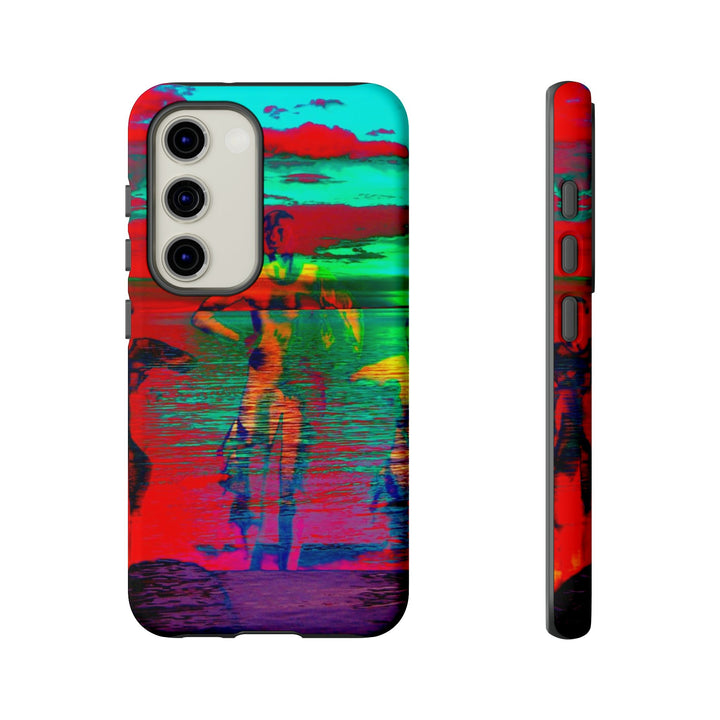 Cute Samsung Phone Case | Aesthetic Samsung Phone Case | Dance Sunset Colorful | Galaxy S23, S22, S21, S20 | Luxury Double Layer | Cool - Studio40ParkLane
