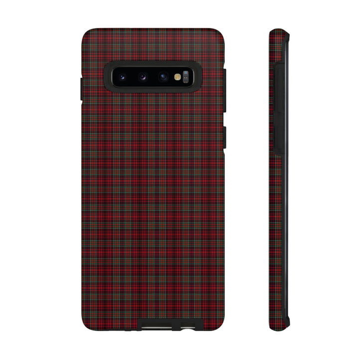 Samsung Galaxy Phone Case | Tough Case double layered | Impact resistant | Galaxy S23, S22, S21, S20 - Matte/Glossy Rose Tartan McDonald - Studio40ParkLane