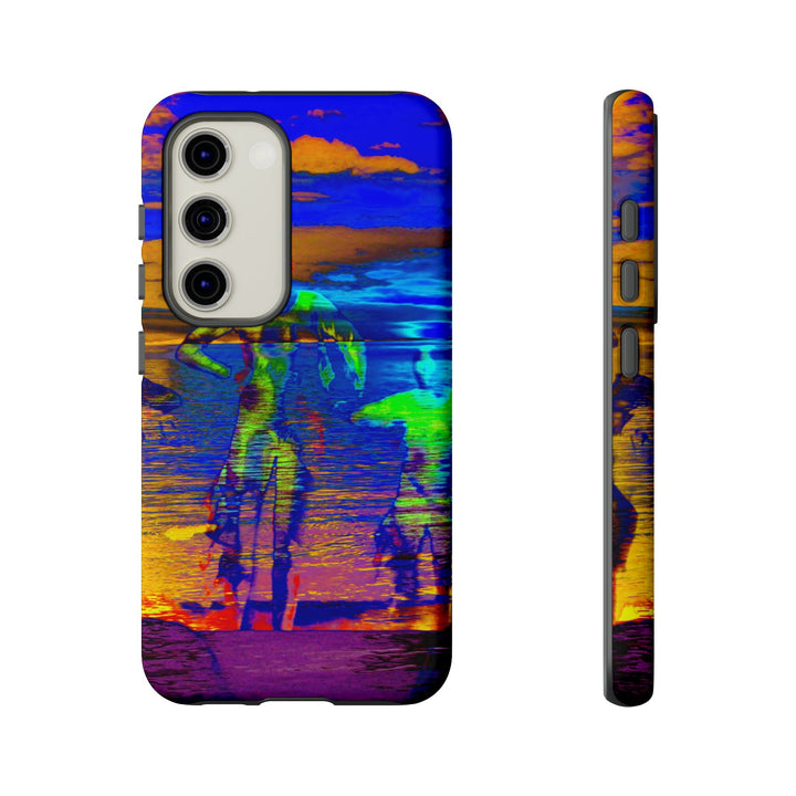 Cute Samsung Phone Case | Aesthetic Samsung Phone Case | Dance Sunset Colorful | Galaxy S23, S22, S21, S20 | Luxury Double Layer | Cool - Studio40ParkLane