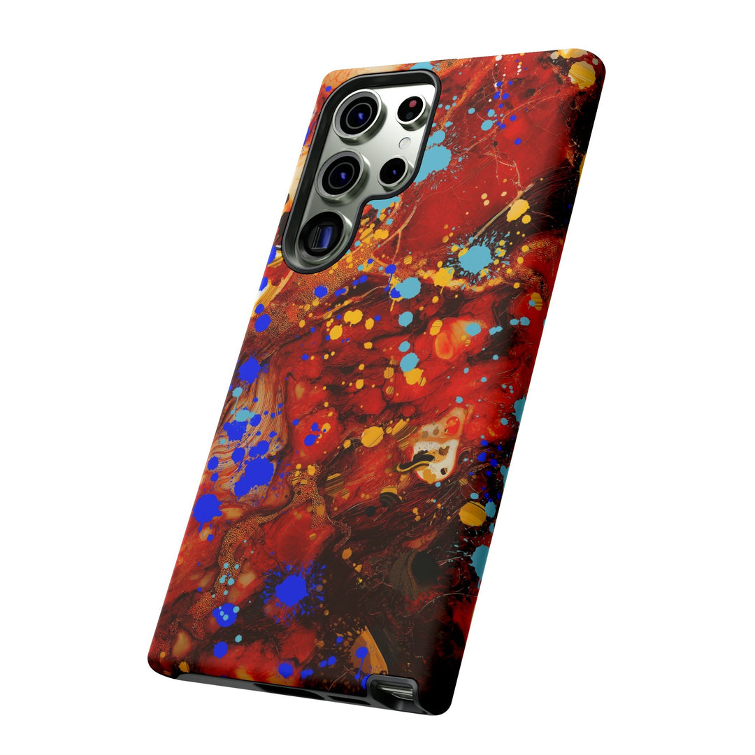 Cool Phone Case | Aesthetic Phone Case | Fall Colors Marble | For Samsung Galaxy S23, S22, S21, S20 | Luxury Double Layer | Cute - Studio40ParkLane