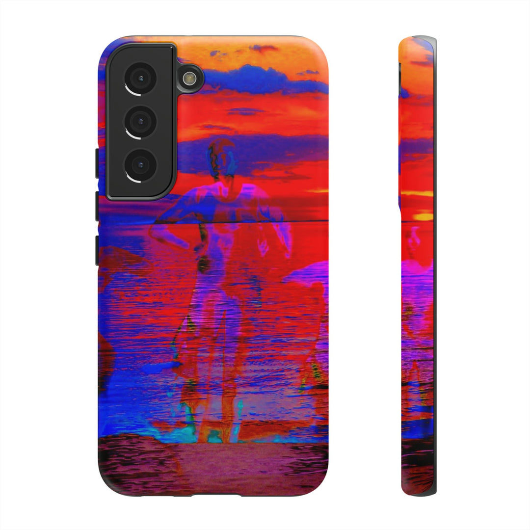 Cute Samsung Phone Case | Aesthetic Samsung Phone Case | Dance Sunset Colorful | Galaxy S23, S22, S21, S20 | Luxury Double Layer | Cool - Studio40ParkLane
