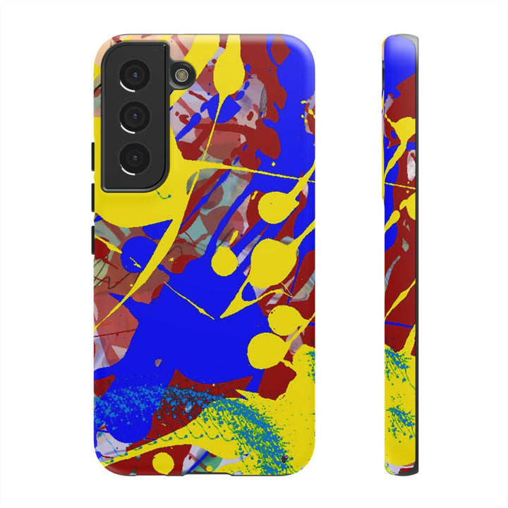 Samsung Galaxy Phone Case | Galaxy S23, S22, S21, S20 | Luxury Case Double Layered | Impact Resistant | Fashionable - Paint Spill 2 - Studio40ParkLane