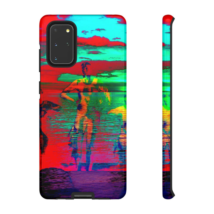 Cute Samsung Phone Case | Aesthetic Samsung Phone Case | Dance Sunset Colorful | Galaxy S23, S22, S21, S20 | Luxury Double Layer | Cool - Studio40ParkLane