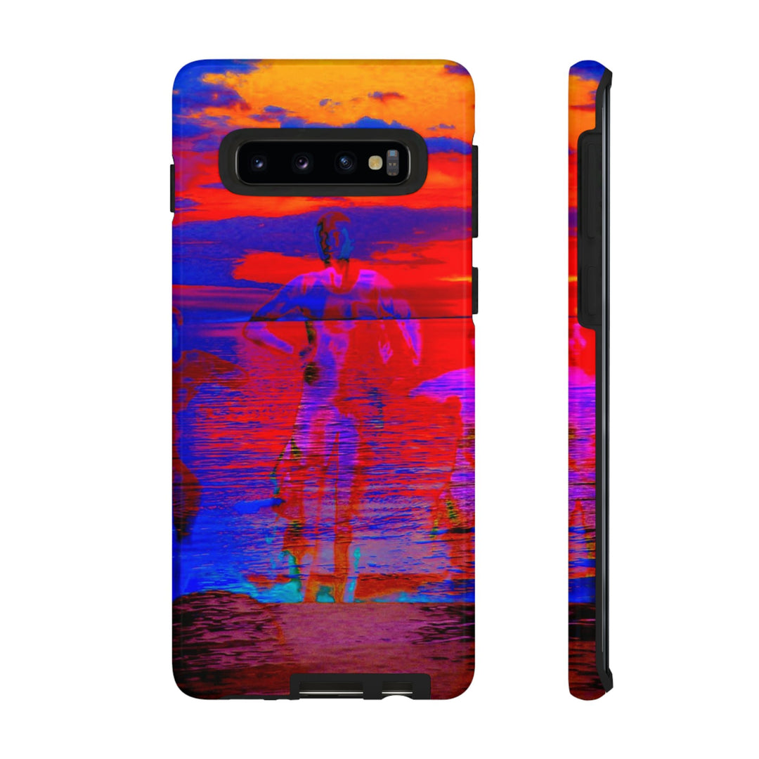 Cute Samsung Phone Case | Aesthetic Samsung Phone Case | Dance Sunset Colorful | Galaxy S23, S22, S21, S20 | Luxury Double Layer | Cool - Studio40ParkLane