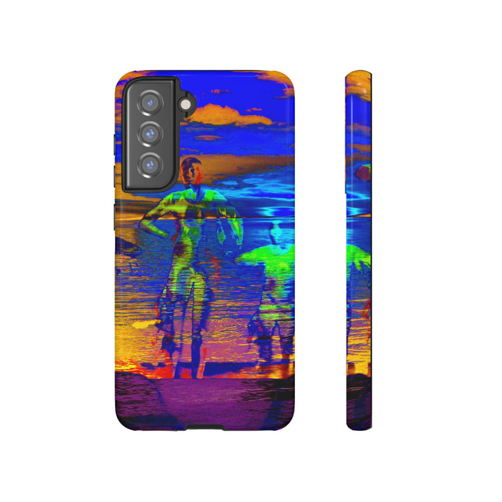 Cute Samsung Phone Case | Aesthetic Samsung Phone Case | Dance Sunset Colorful | Galaxy S23, S22, S21, S20 | Luxury Double Layer | Cool - Studio40ParkLane