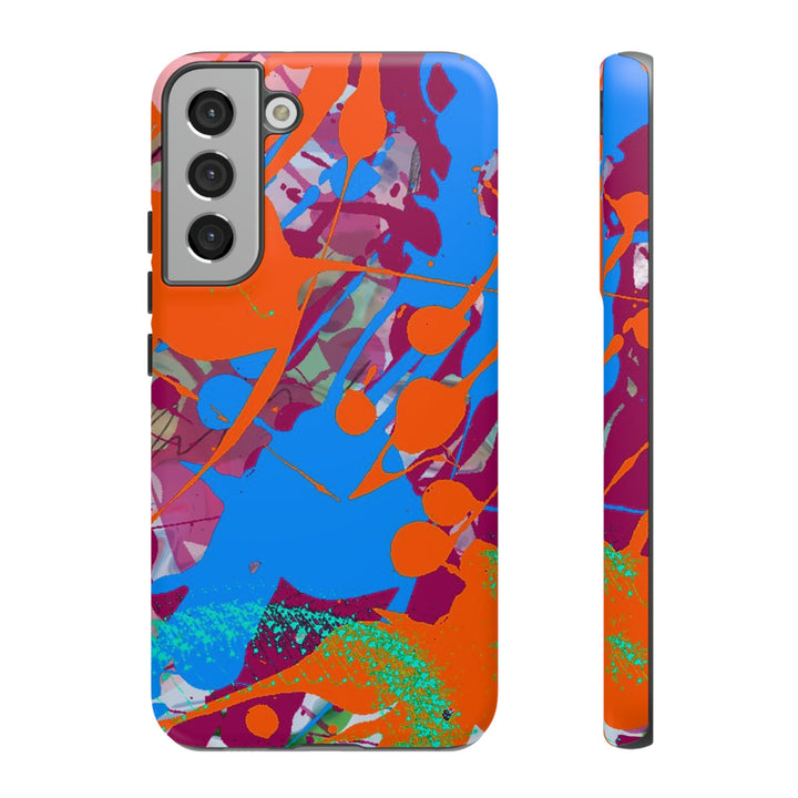 Samsung Galaxy Phone Case | Galaxy S23, S22, S21, S20 | Luxury Case Double Layered | Impact Resistant | Fashionable - Paint Spill 1 - Studio40ParkLane