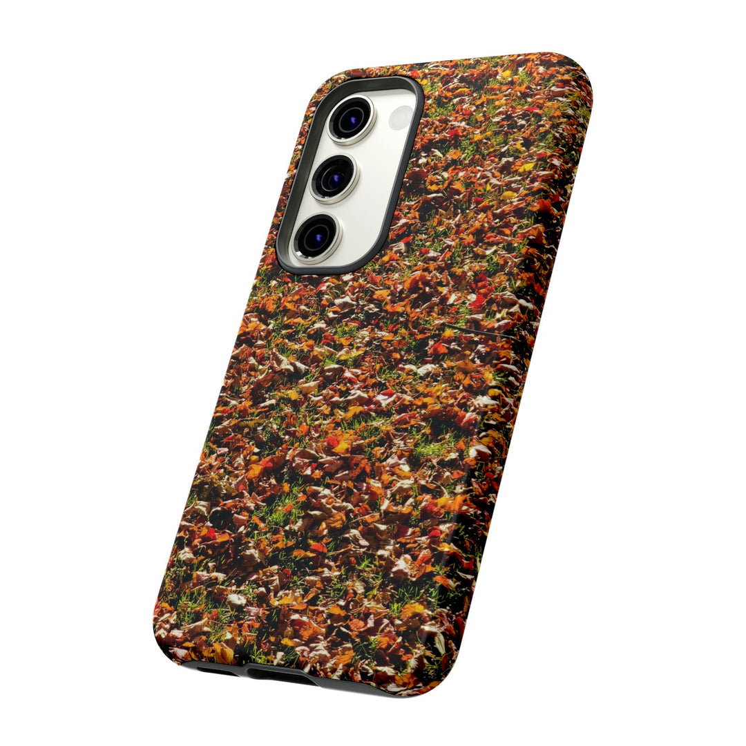 Cool Phone Case | Aesthetic Phone Case | Fall Leaves | For Samsung Galaxy S23, S22, S21, S20 | Luxury Double Layer | Cute - Studio40ParkLane