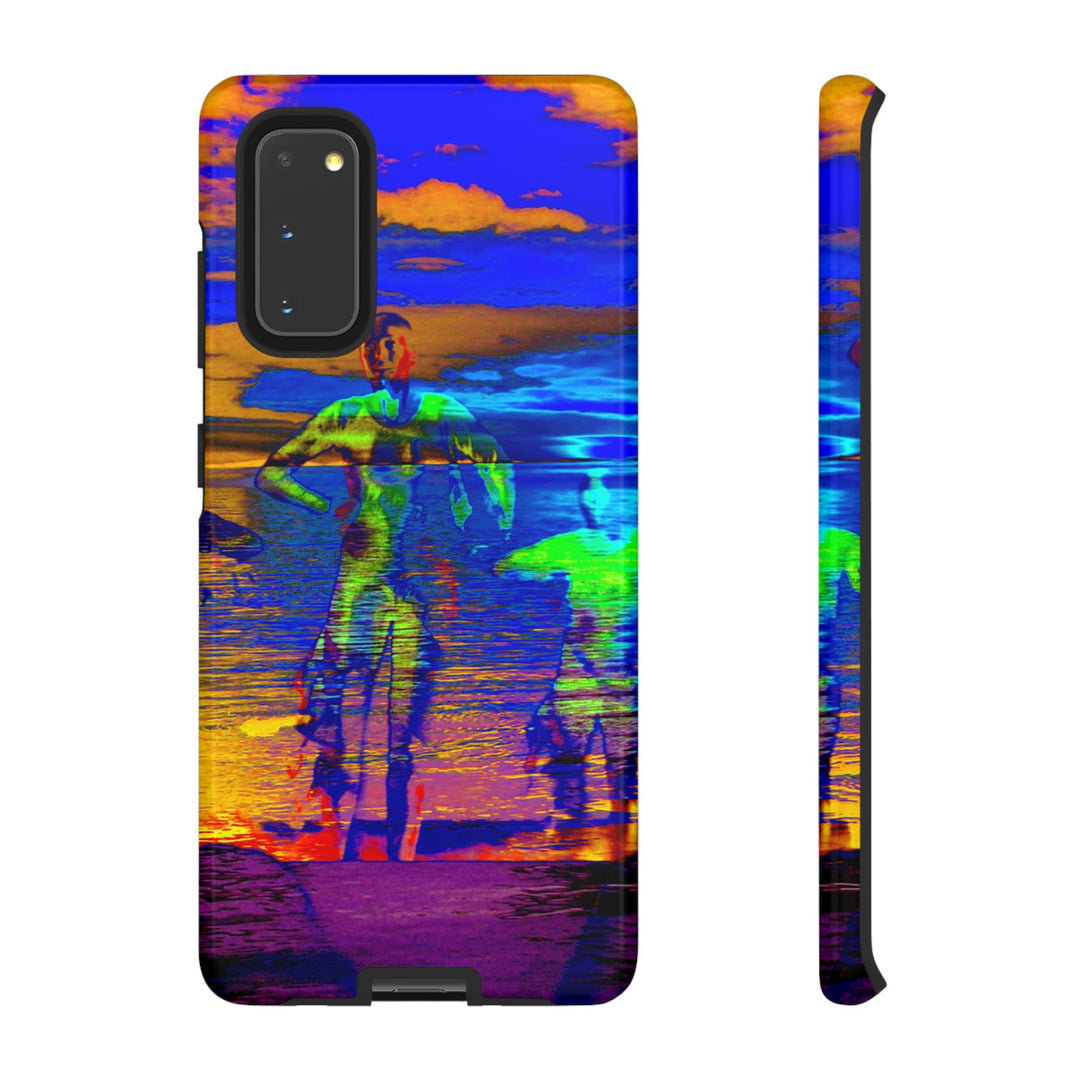 Cute Samsung Phone Case | Aesthetic Samsung Phone Case | Dance Sunset Colorful | Galaxy S23, S22, S21, S20 | Luxury Double Layer | Cool - Studio40ParkLane