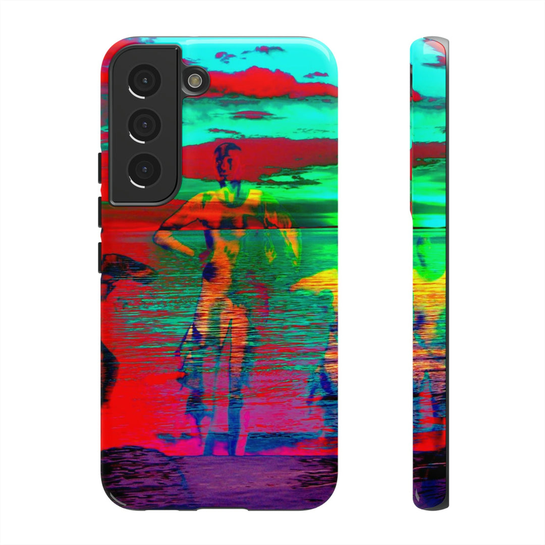 Cute Samsung Phone Case | Aesthetic Samsung Phone Case | Dance Sunset Colorful | Galaxy S23, S22, S21, S20 | Luxury Double Layer | Cool - Studio40ParkLane