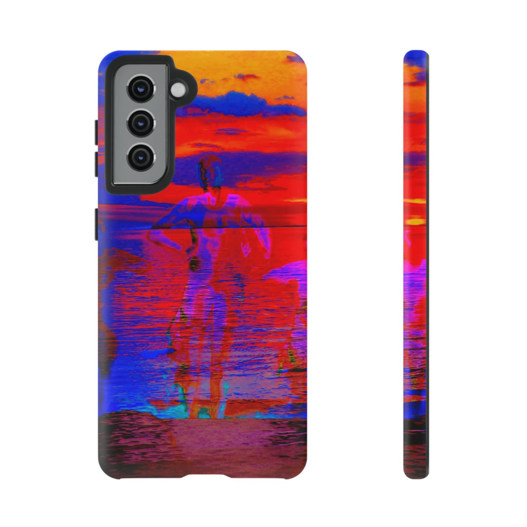 Cute Samsung Phone Case | Aesthetic Samsung Phone Case | Dance Sunset Colorful | Galaxy S23, S22, S21, S20 | Luxury Double Layer | Cool - Studio40ParkLane