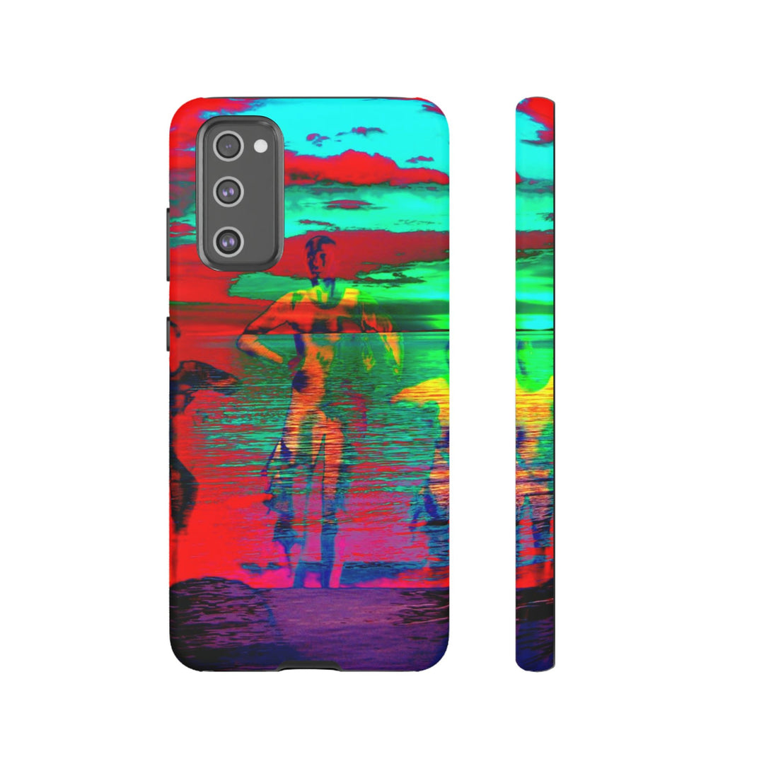 Cute Samsung Phone Case | Aesthetic Samsung Phone Case | Dance Sunset Colorful | Galaxy S23, S22, S21, S20 | Luxury Double Layer | Cool - Studio40ParkLane