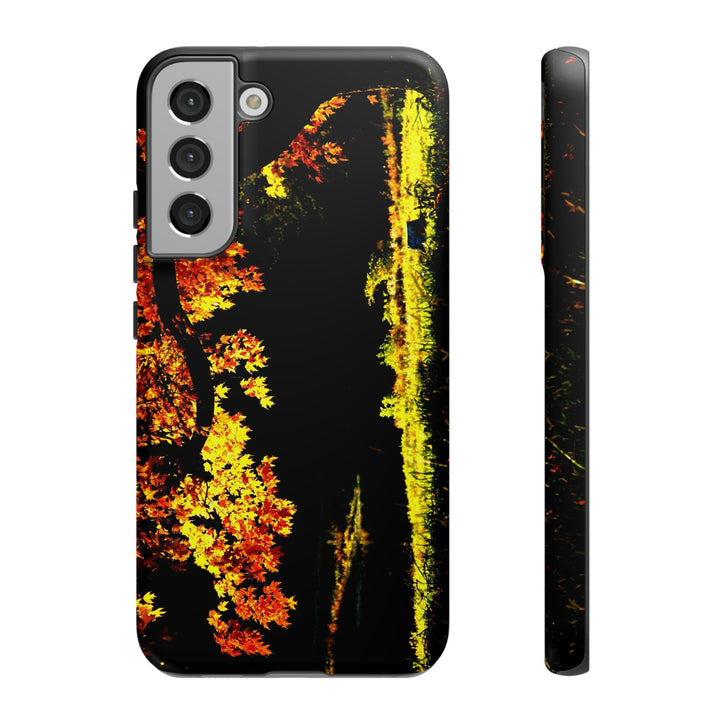 Cute Samsung Phone Case | Aesthetic Samsung Phone Case | Fall Leaves North Bridge | Galaxy S23, S22, S21, S20 | Luxury Double Layer | Cool - Studio40ParkLane