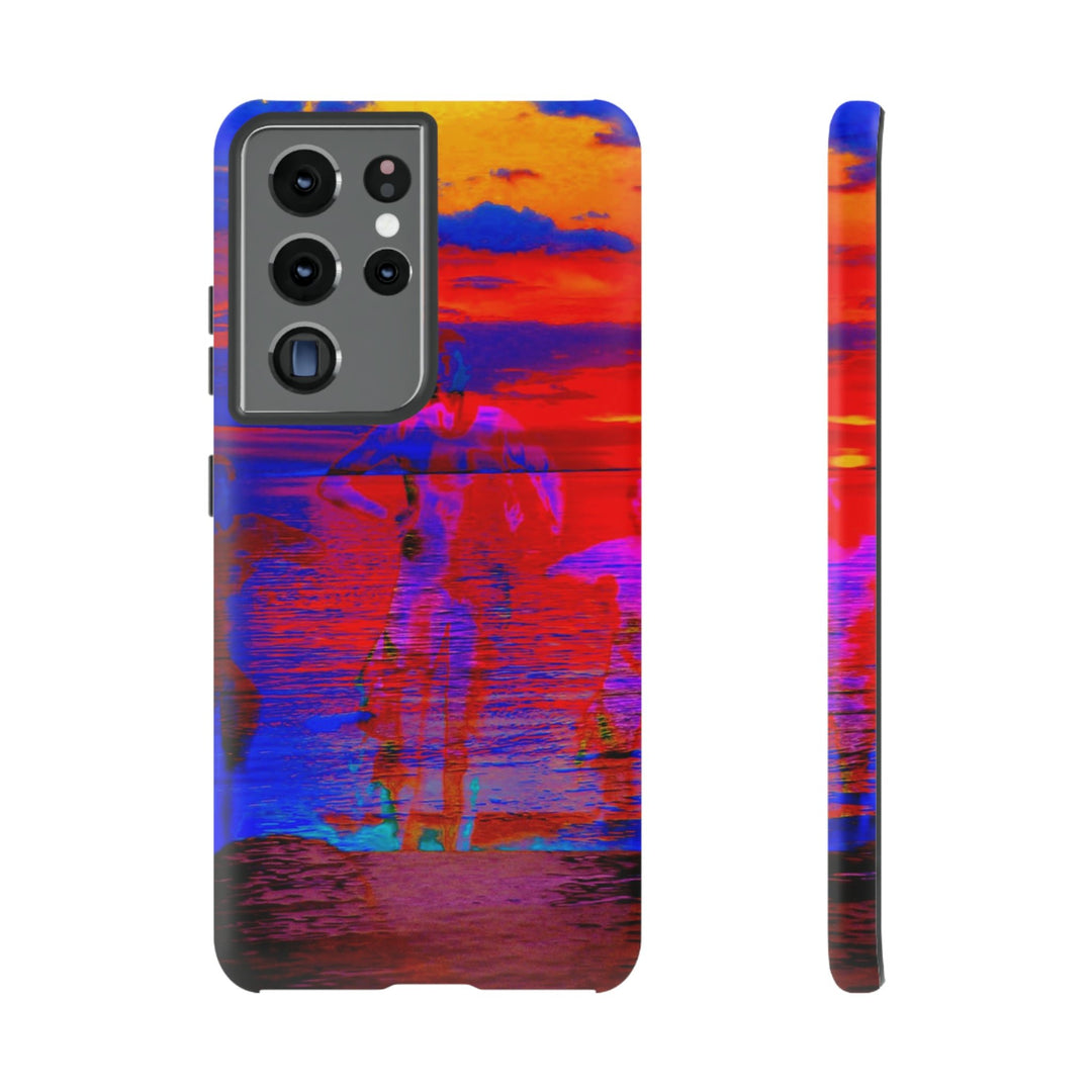 Cute Samsung Phone Case | Aesthetic Samsung Phone Case | Dance Sunset Colorful | Galaxy S23, S22, S21, S20 | Luxury Double Layer | Cool - Studio40ParkLane