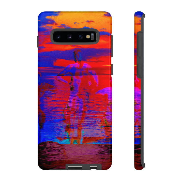 Cute Samsung Phone Case | Aesthetic Samsung Phone Case | Dance Sunset Colorful | Galaxy S23, S22, S21, S20 | Luxury Double Layer | Cool - Studio40ParkLane